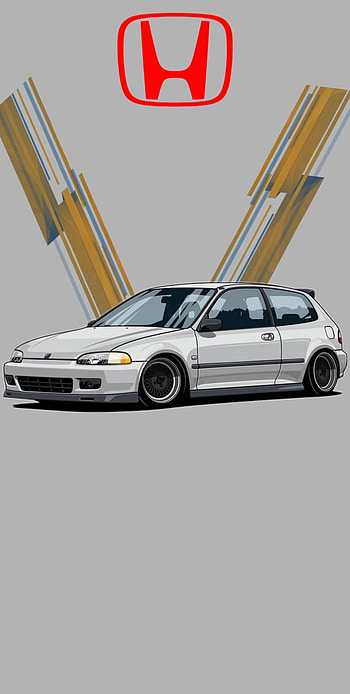 HONDA Civic, automotive_design, eg, 1995, car HD phone wallpaper