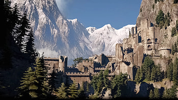 The Witcher 3: Wild Hunt — Kaer Morhen Peaks, The Witcher 3: Wild Hunt HD wallpaper