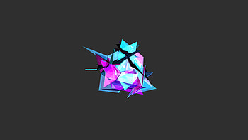 ... purple/blue facet by raj3n HD wallpaper