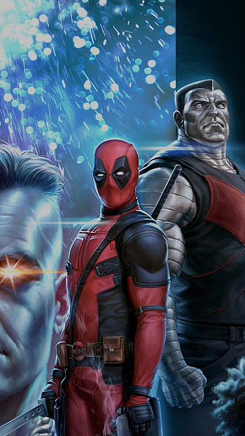 Colossus, Deadpool, Cable HD phone wallpaper