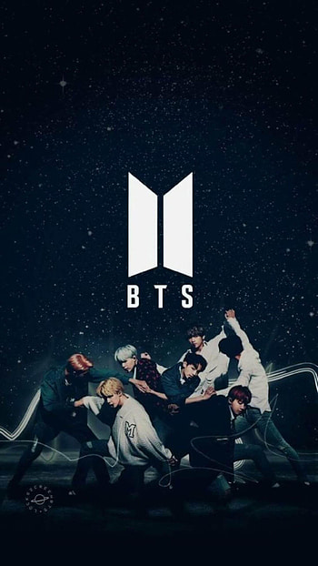 Bts Logo, Black And White, BTS, Logo HD phone wallpaper