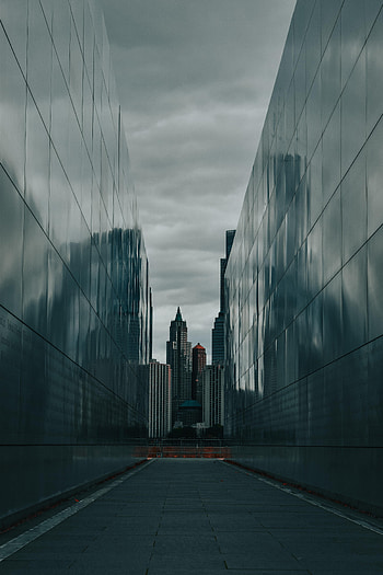 Cities, Walls, Architecture, Building, Skyscrapers, Grey HD phone wallpaper