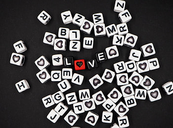 Love, Words, Inscription, Cube HD wallpaper