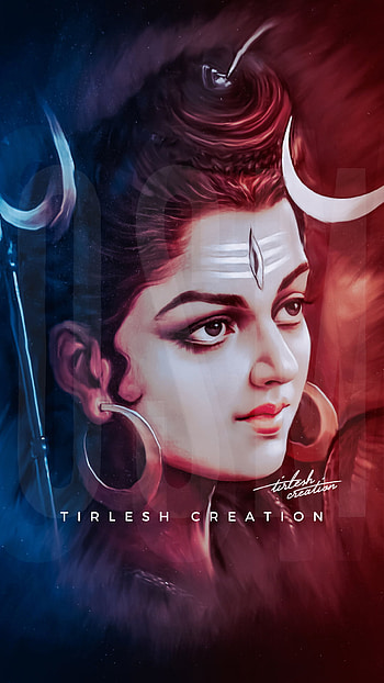 Shiva Painting, mahakaal, bholenath, lord, shiv, bholebaba, indiangod, mahadev, mahakal HD phone wallpaper