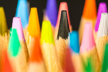 Macro, Miscellanea, Miscellaneous, Multicolored, Motley, Blur, Smooth, Pencils HD wallpaper