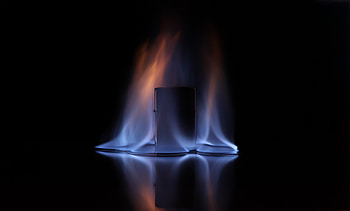 Fire flame, dark, close up HD wallpaper