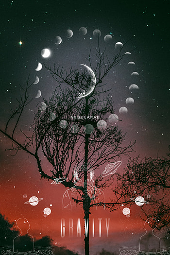 Espacial, atmosphere, sky, moon, gravity, luna HD phone wallpaper