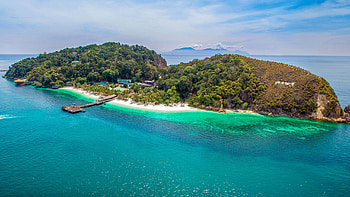Rawa Island resort, Coral island, Johor Malaysia, Sea eagles HD wallpaper
