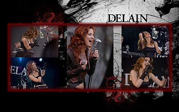 Charlotte Wessels - Delain, gothic, dutch, wessels, netherlands, band, charlotte, heavy, music, logo, delain, metal HD wallpaper