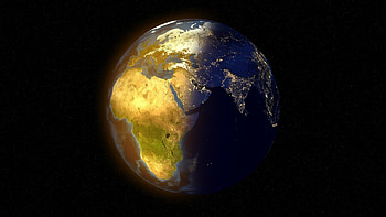Earth at Night, Earth day, Night sky, Scenic backgrounds HD wallpaper