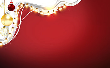 Wall Christmas, light, christmas, red, wall, balls, withe HD wallpaper