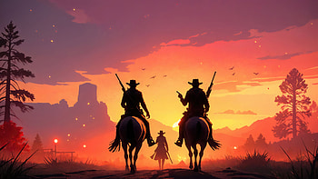Red Dead Redemption Cowboys, red-dead-redemption-2, ps5-games, ps4-games, xbox-one-games, pc-games, 2024-games, games, deviantart, video-games HD wallpaper
