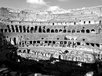 B&W Rome, europe, architecture, graphy, , colosseum, italy, ancient, rome, roman, black and white, graph, , landmark HD wallpaper