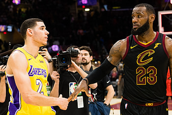 LeBron James, Lonzo Ball HD wallpaper