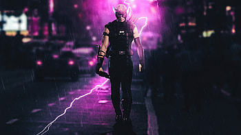 Classic Hawkeye, hawkeye, superheroes, artist, artwork, digital-art, deviantart HD wallpaper