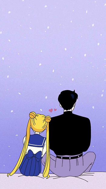 Usagi Tsukino and Mamoru Chiba, Sailor Moon HD phone wallpaper