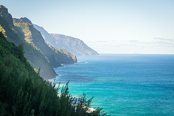 Nature, Mountains, Ocean, Hawaii HD wallpaper