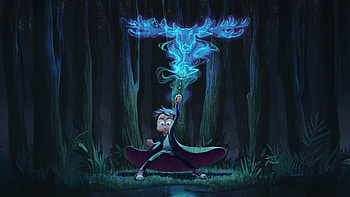 Harry Potter And His Patronus, harry-potter, movies, artstation, artist, artwork, digital-art HD wallpaper