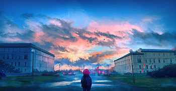 Cold Morning, alone, artist, artwork, digital-art, artstation HD wallpaper