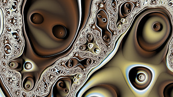 Trippy Psychedelic Fractal, trippy, psychedelic, aesthetic, Abstract, fractal HD wallpaper