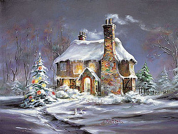 Xmas, winter, holiday, snow, christmas HD wallpaper