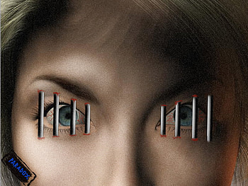 thats enough my eyes, mental pic, eyes, 3d HD wallpaper