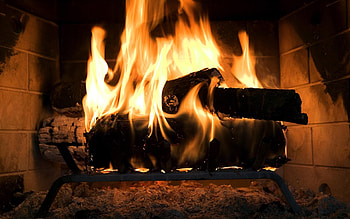 Mesmerizing fireplace visuals, , Cozy warmth, Serene atmosphere HD wallpaper