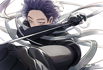 Hitoshi Shinso, Hitoshi Shinso, Anime, My Hero Academia HD wallpaper