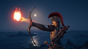 Assassins Creed Odyssey Bow And Arrow, assassins-creed-odyssey, assassins-creed, 2018-games, games HD wallpaper