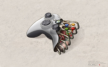 Xbox 360 Console Minimalism, xbox, artist, minimalism HD wallpaper