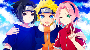 Naruto Uzumaki Sakura Haruno Sasuke Uchiha Naruto HD wallpaper