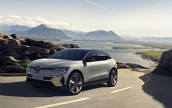 2022, Renault Megane E-Tech Electric, , front view, exterior, electric cars, white Megane E-Tech Electric, Renault HD wallpaper