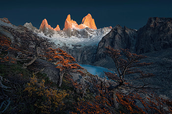 Patagonia Argentina, mountains, nature HD wallpaper