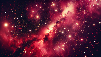 Galactic Dreams: Stunning Ultra, nebula, red, space, galaxy, Stars HD wallpaper