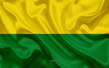 Flag of Narino Department, , silk texture, Narino Department, Narino, Colombian Department, Narino flag, Colombia HD wallpaper