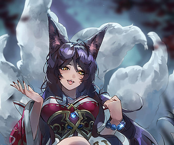 Ahri - League Of Legends, Ahri (League Of Legends), video game, League Of Legends HD wallpaper