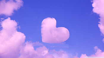 For > Pink Heart Background HD wallpaper