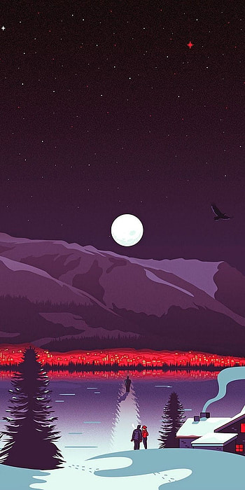 Christmas, atmosphere, sky HD phone wallpaper