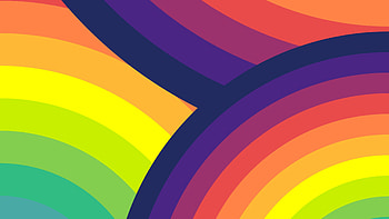 Rainbow brilliance in U, Vivid color spectrum, Captivating , Stunning visual display HD wallpaper