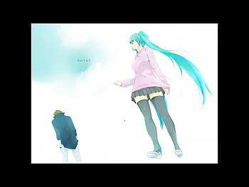 miku miku y to y, miku, ytoy, aqua, song HD wallpaper