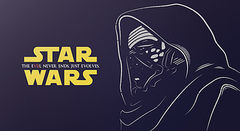 Kylo Ren Star Wars Illustration, kylo-ren, star-wars, illustration, artist, artwork, digital-art, dribbble HD wallpaper