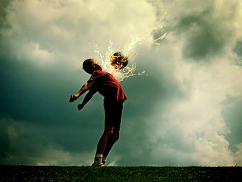 Sports, Art, Football, Fire, Children HD wallpaper