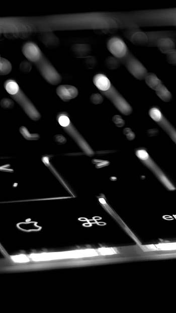 Full Black, MacBook, Keyboard HD phone wallpaper