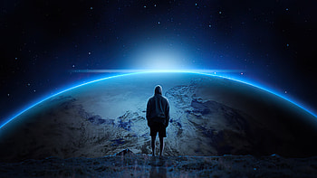 Surreal Fantasy Hoodie Boy , hoodie, artist, artwork, digital-art, deviantart HD wallpaper