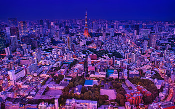 Tokyo, , Building, City, Cityscape, Night, Skyscraper, Tokyo Tower, Cities HD wallpaper