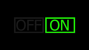 OFF ON, typography HD wallpaper