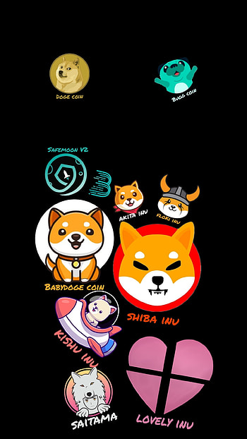 Crypto coins, art, cartoon HD phone wallpaper