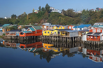 Chiloe Island, Castro palafitos, Charming architecture, Patagonian beauty HD wallpaper