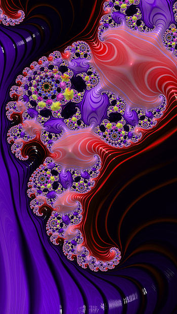 Fractal Art Trippy Psychedelic Background for Smart, Abstract, fractal HD phone wallpaper
