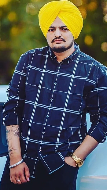 Sidhu Moose Wala, Blue Shirt, Handsome Look HD phone wallpaper